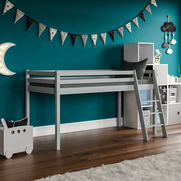 Teal loft online bed with desk